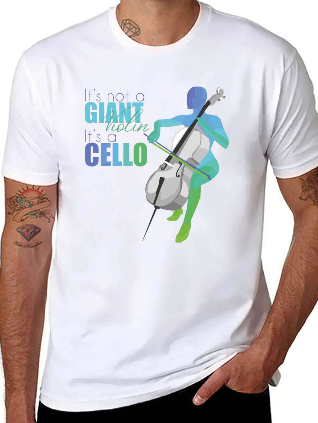 Cello T-Shirt - Its Not a Giant Violin!