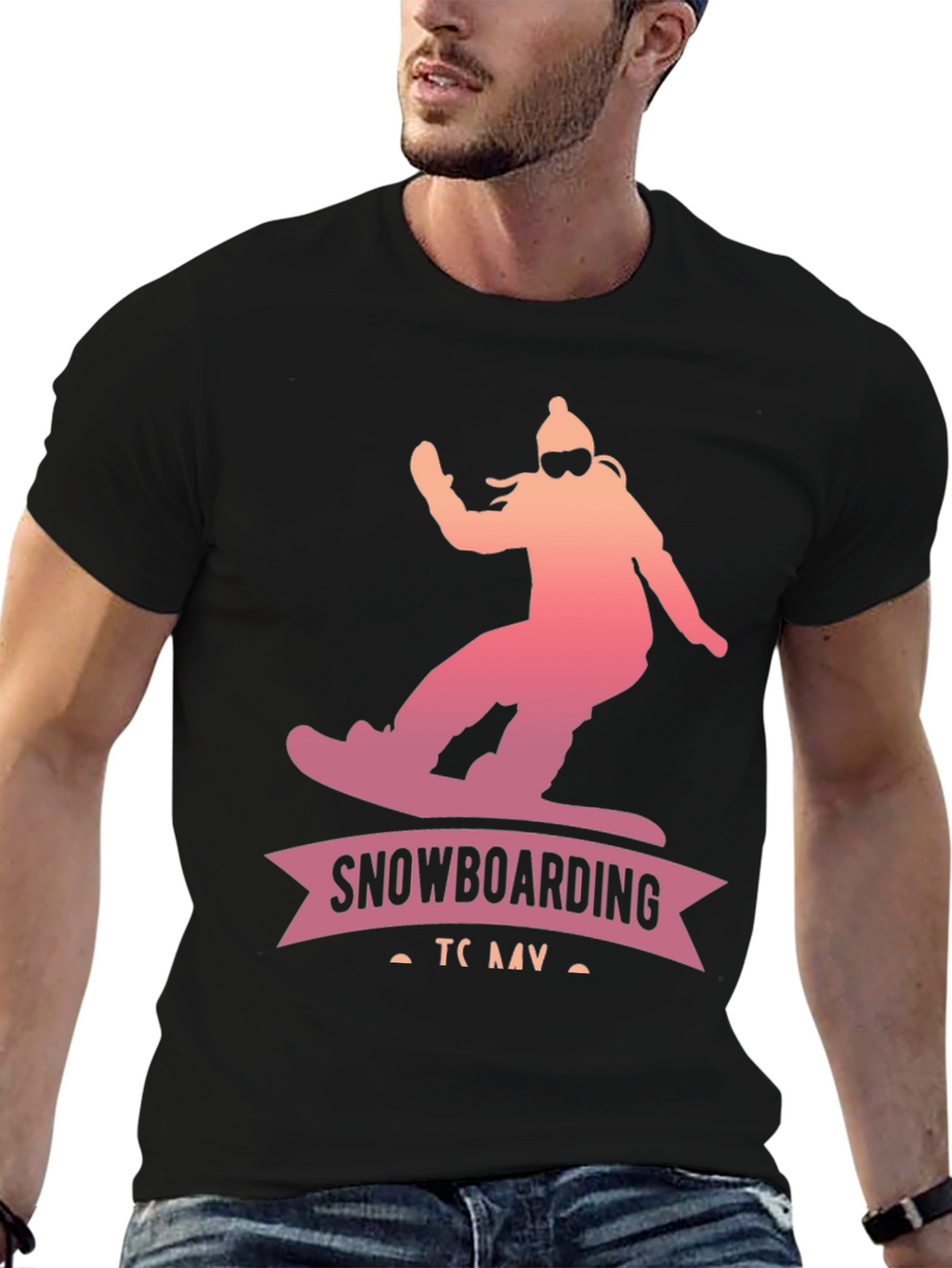 Snowboarding Graphic Tee - Winter Sports Apparel