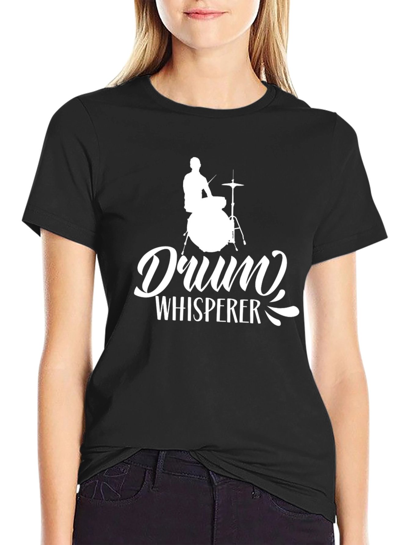 Drum Whisperer Graphic T-Shirt - Music Lover Tee
