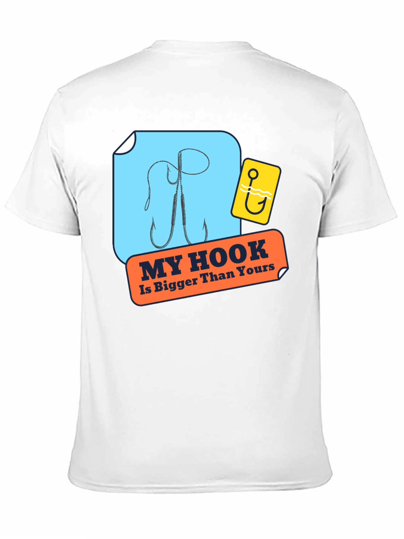 My Hook Is Bigger Than Yours Black T-Shirt