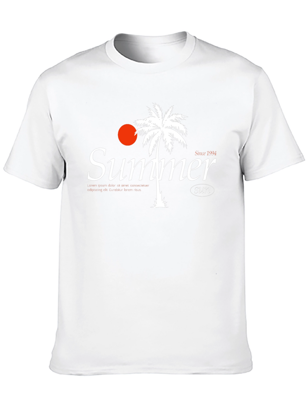 Summer Sun Graphic Tee - Mens Black T-Shirt