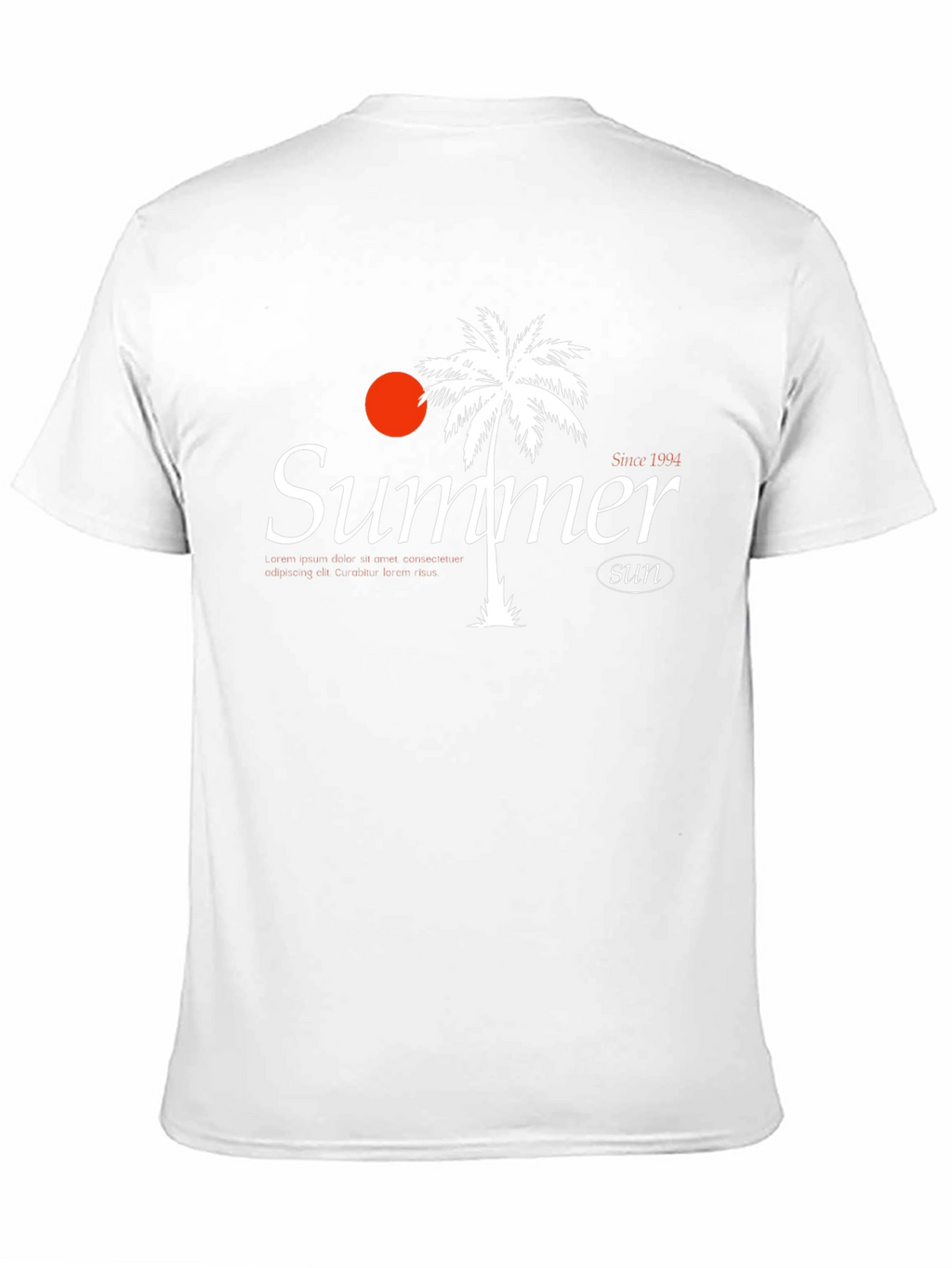Summer Sun Graphic Tee - Mens Black T-Shirt