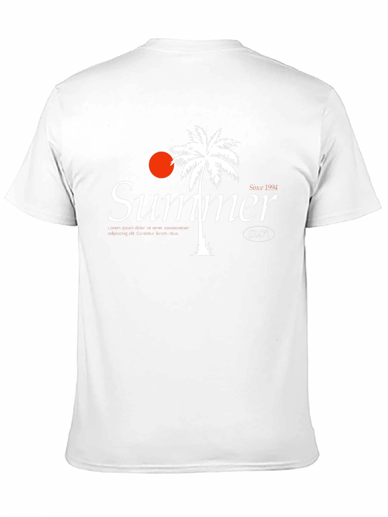 Summer Sun Graphic Tee - Mens Black T-Shirt