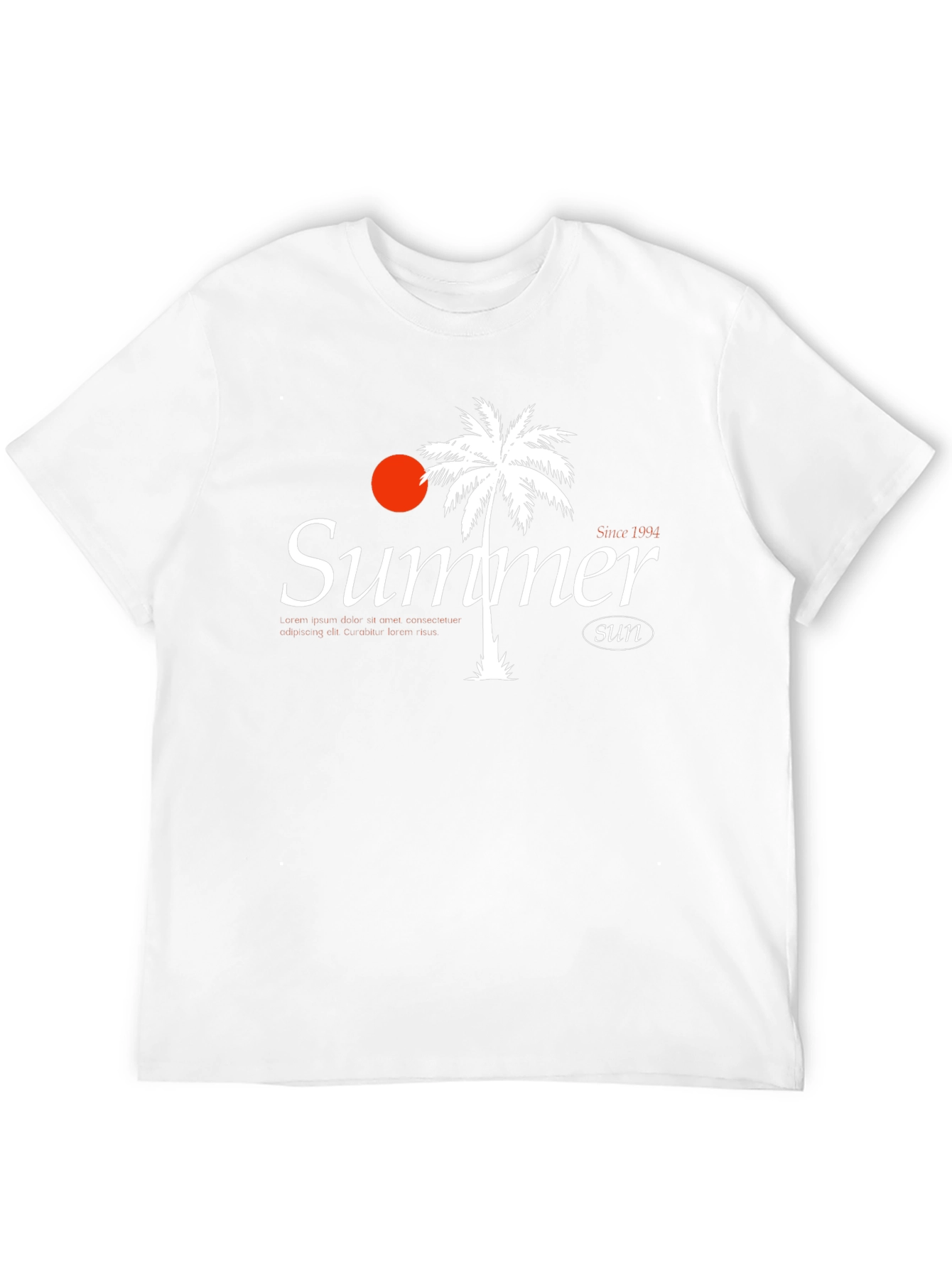 Summer Sun Graphic Tee - Mens Black T-Shirt