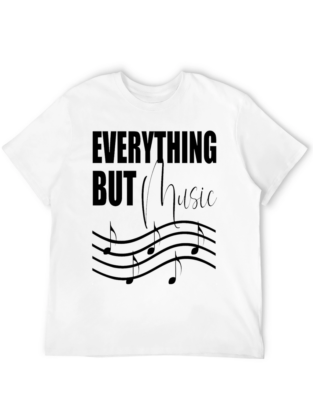Everything But Music Graphic T-Shirt