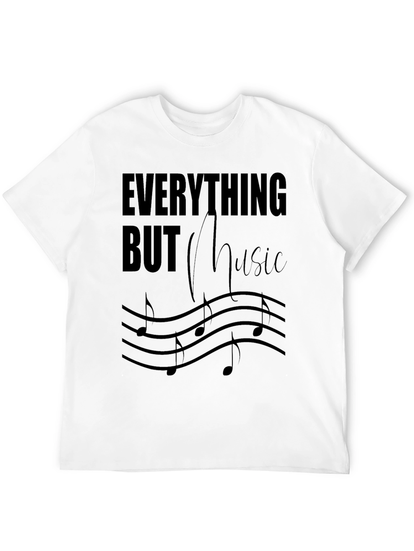 Everything But Music Graphic T-Shirt