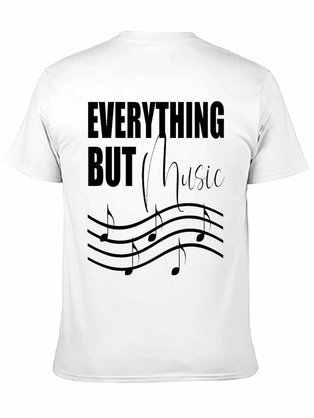 Everything But Music Graphic T-Shirt
