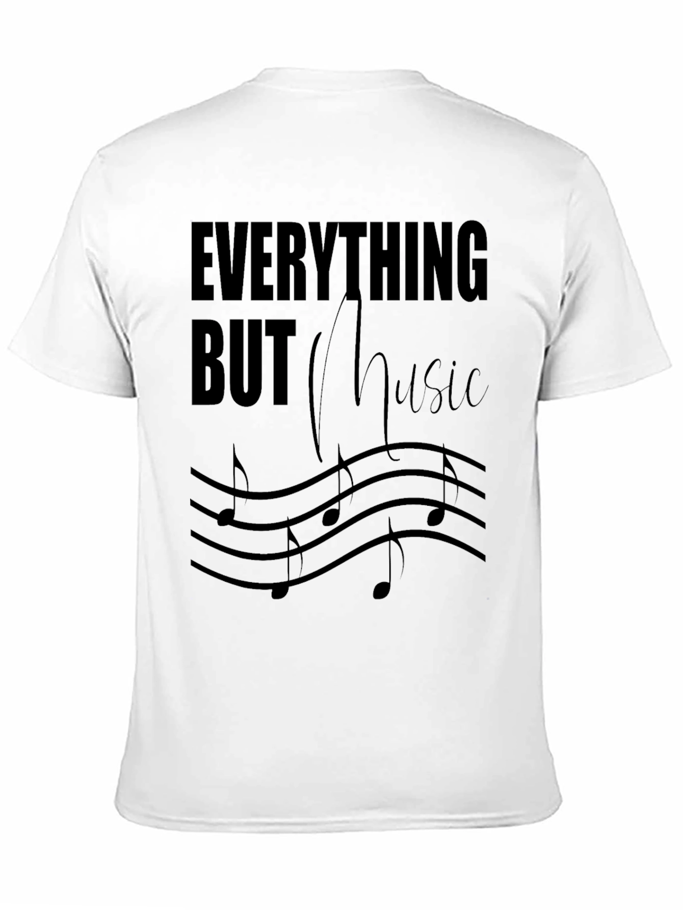 Everything But Music Graphic T-Shirt