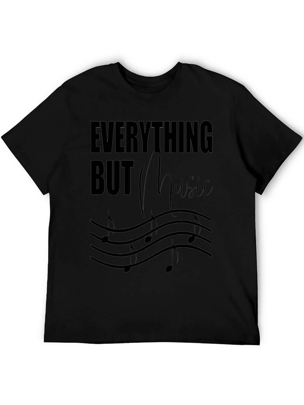 Everything But Music Graphic T-Shirt