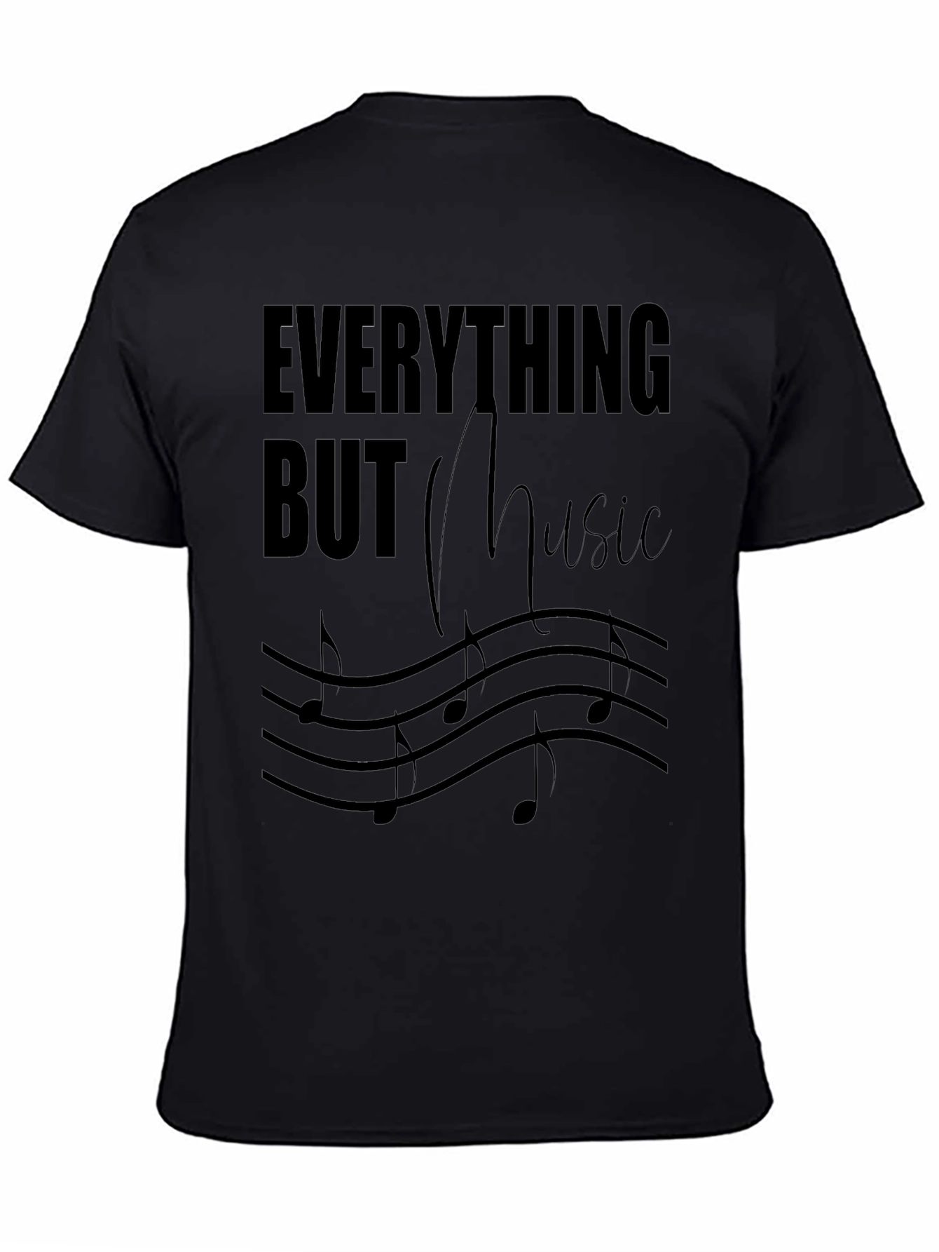 Everything But Music Graphic T-Shirt
