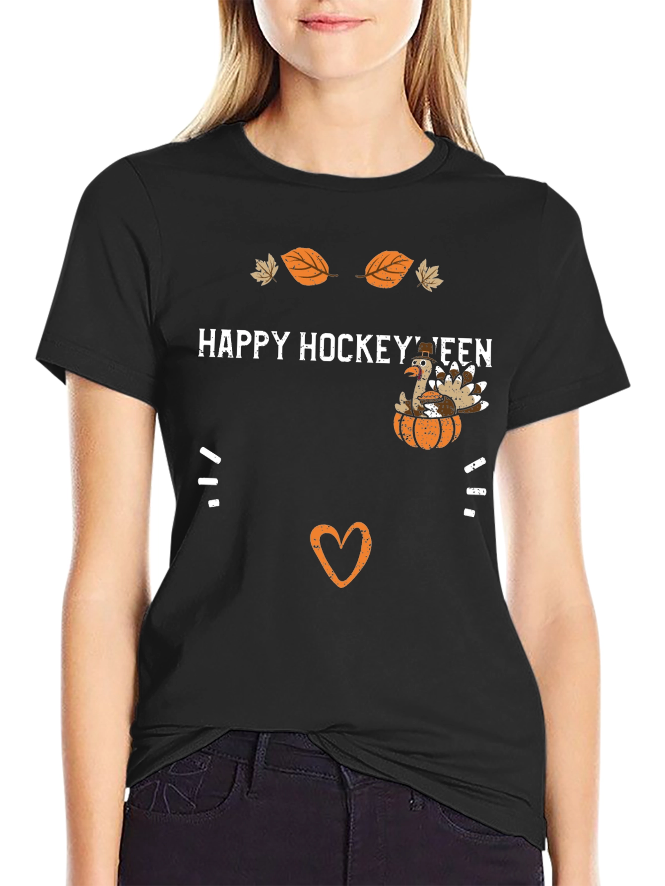 Happy HockeyWeen Thanksgiving T-Shirt