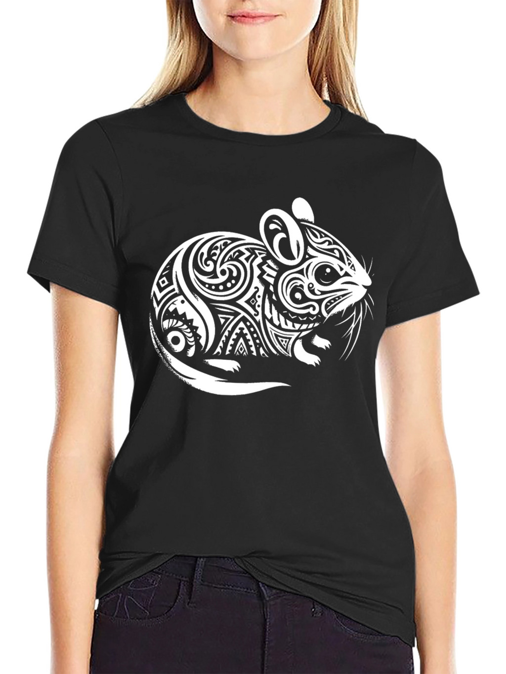 Tribal Mouse Graphic Tee