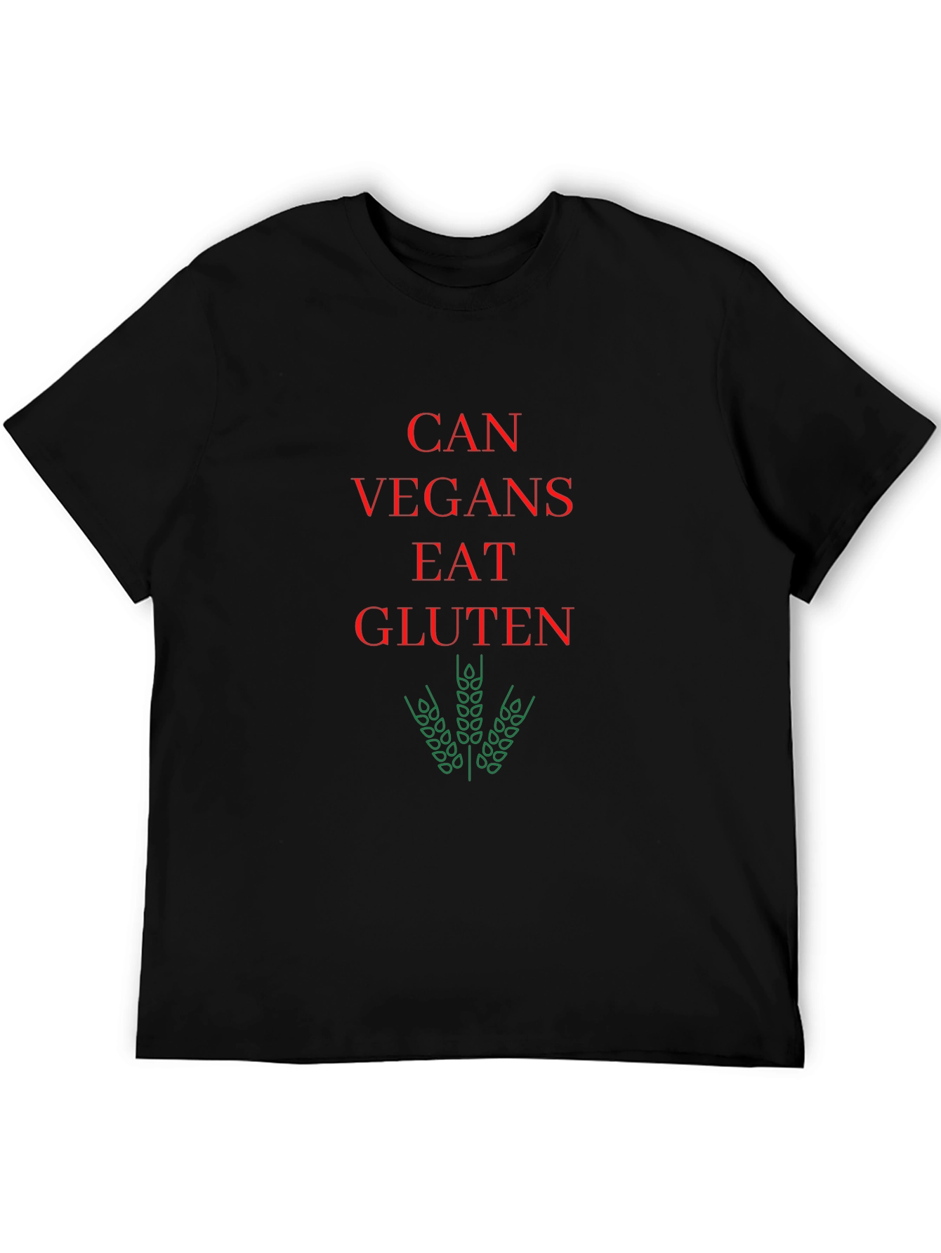 Can Vegans Eat Gluten Funny Vegan T-Shirt