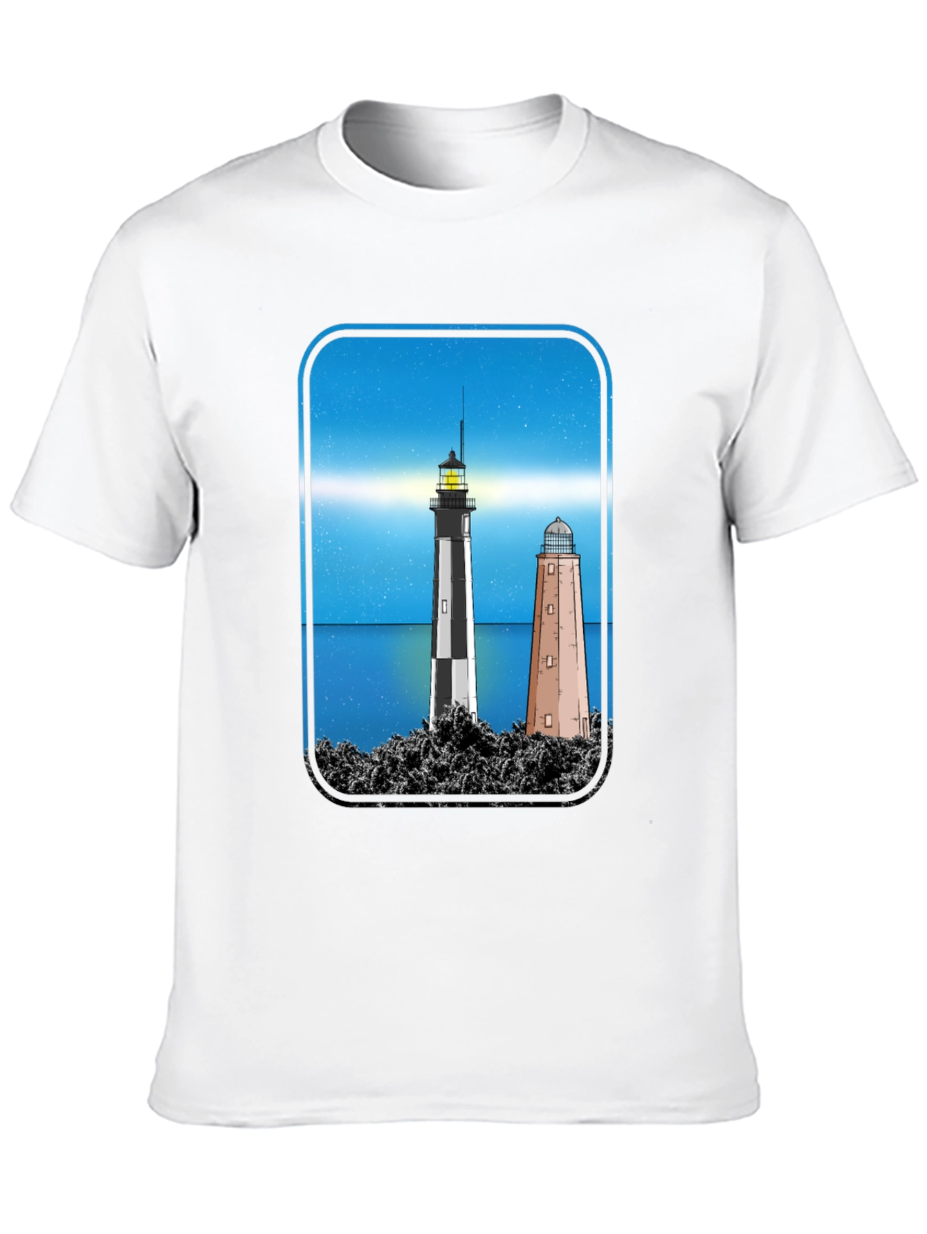Lighthouse Graphic Print T-Shirt