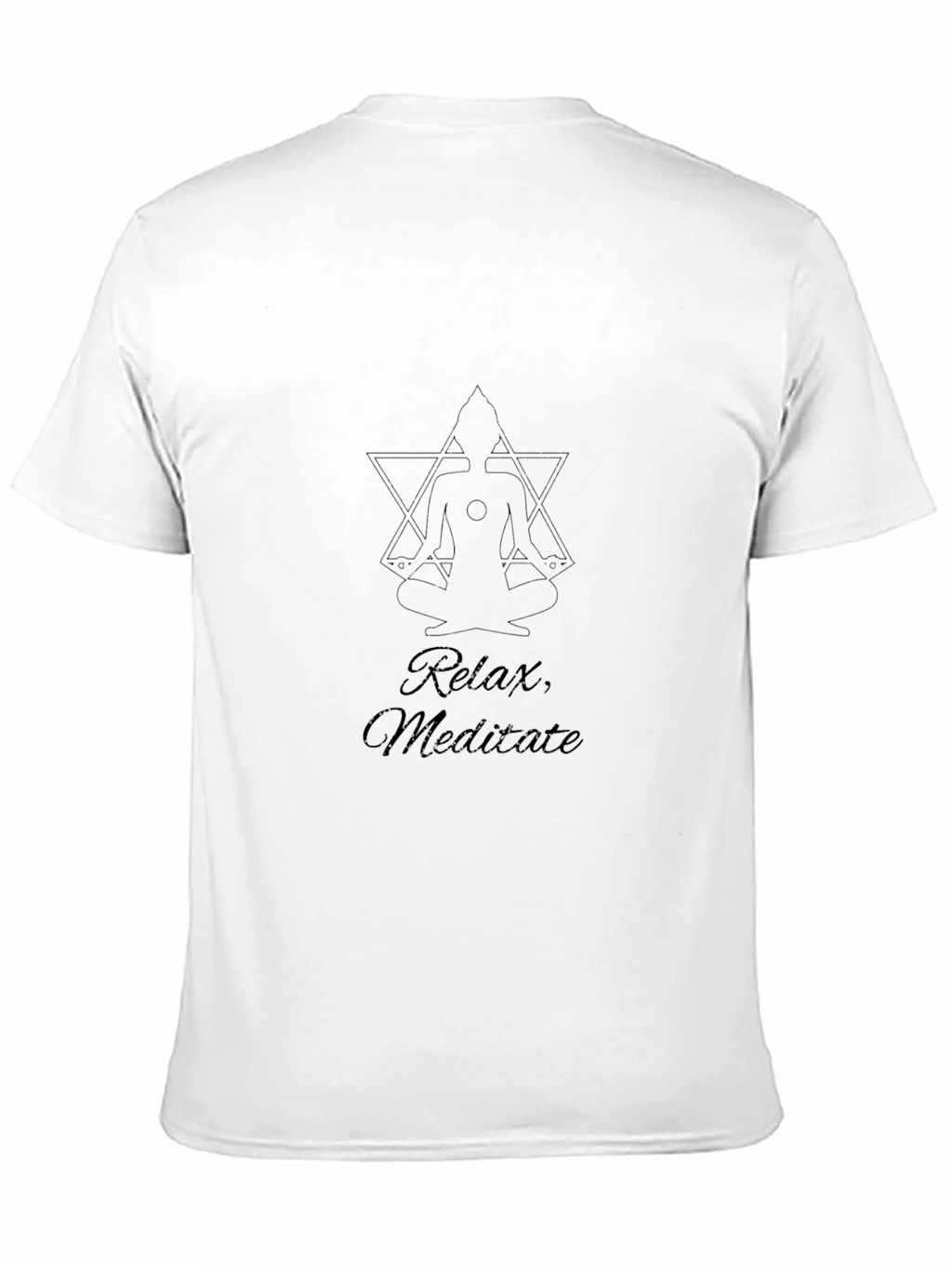 Relax Meditate Tee - Black