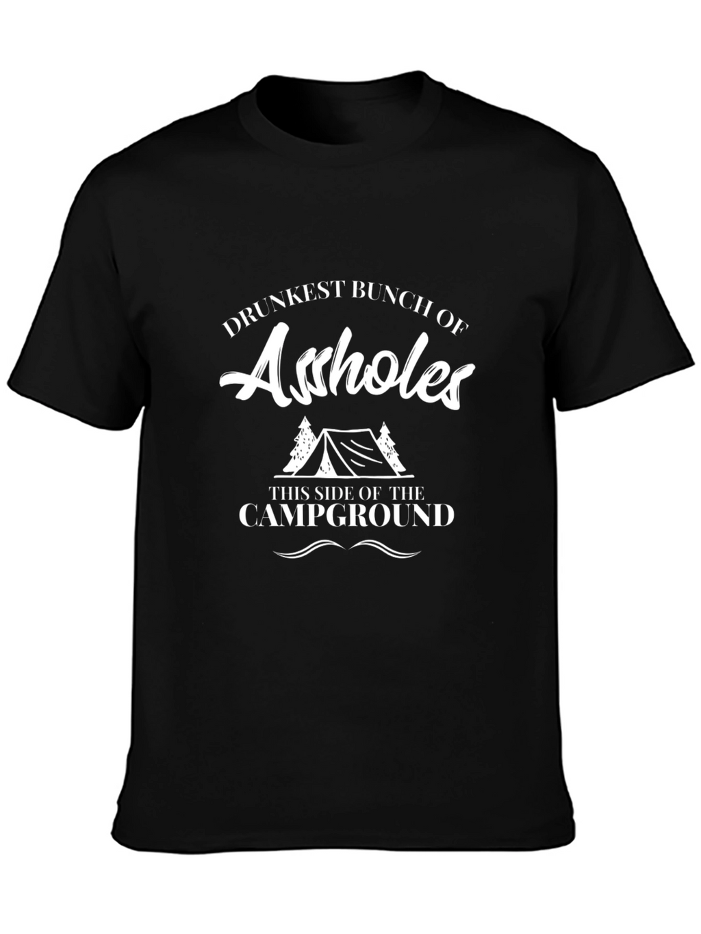 Drunkest Bunch of A**holes Campground T-Shirt