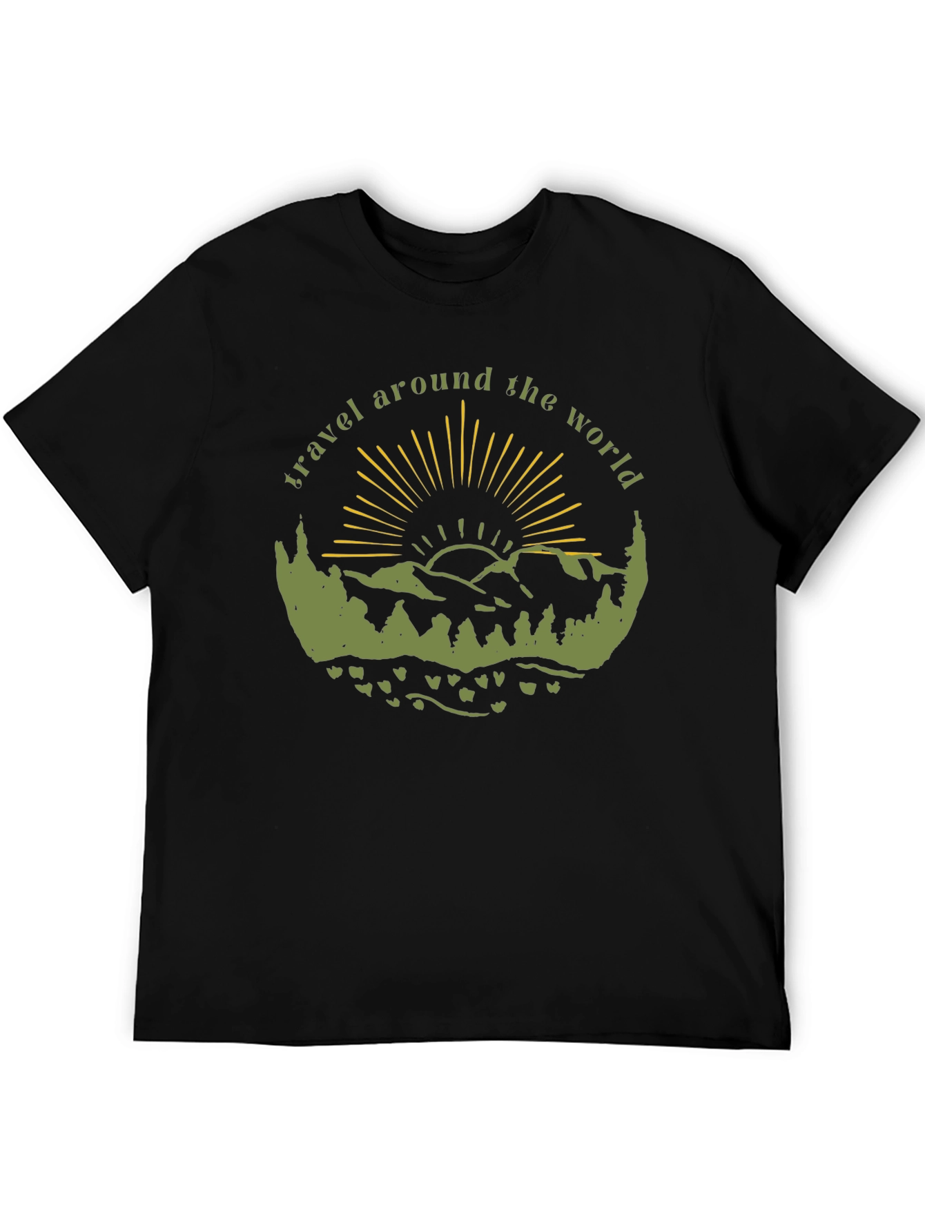 Travel Around the World Graphic T-Shirt