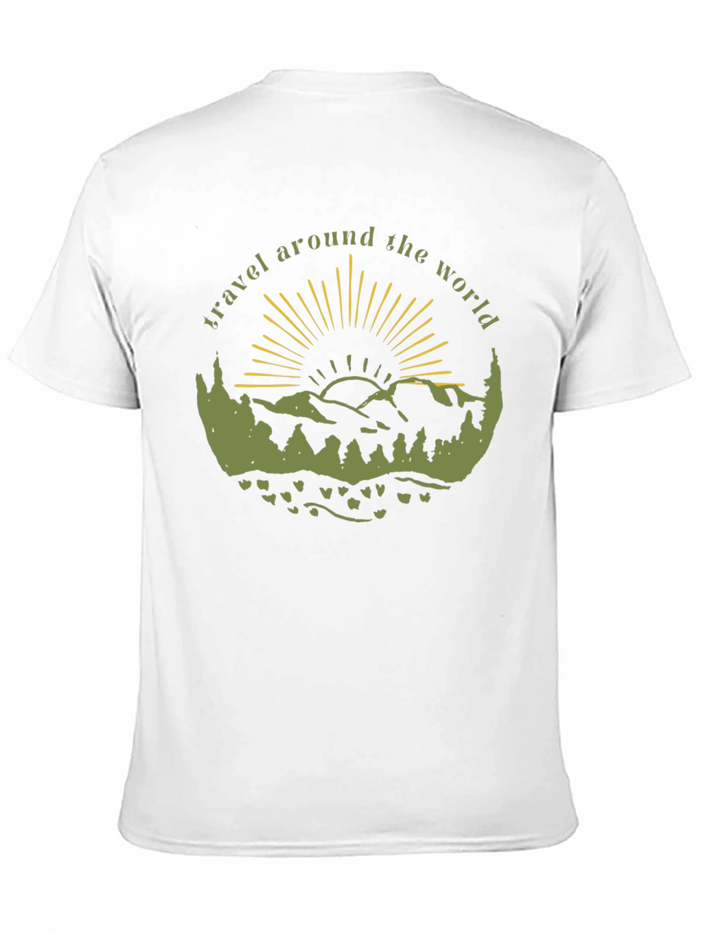 Travel Around the World Graphic T-Shirt