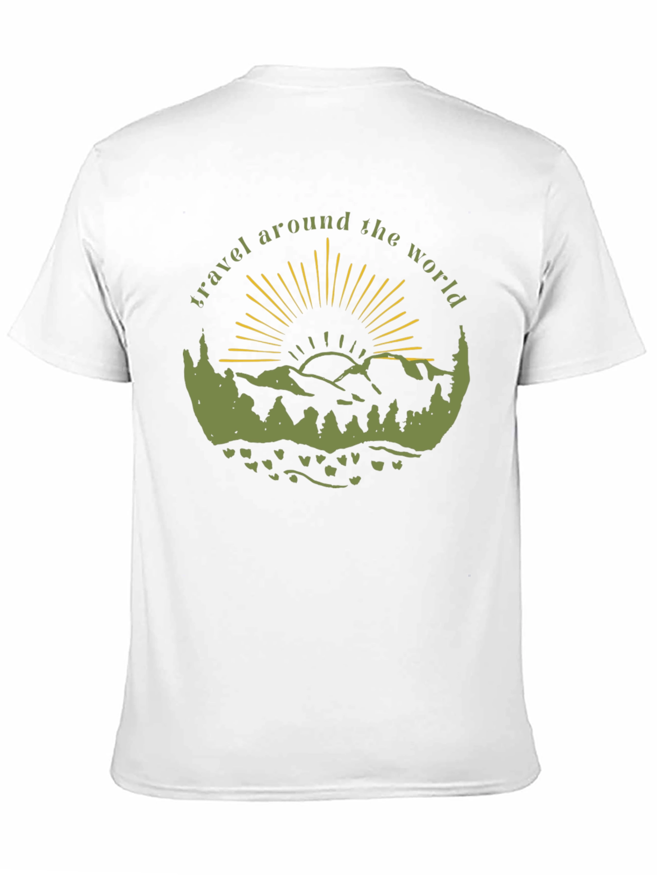 Travel Around the World Graphic T-Shirt
