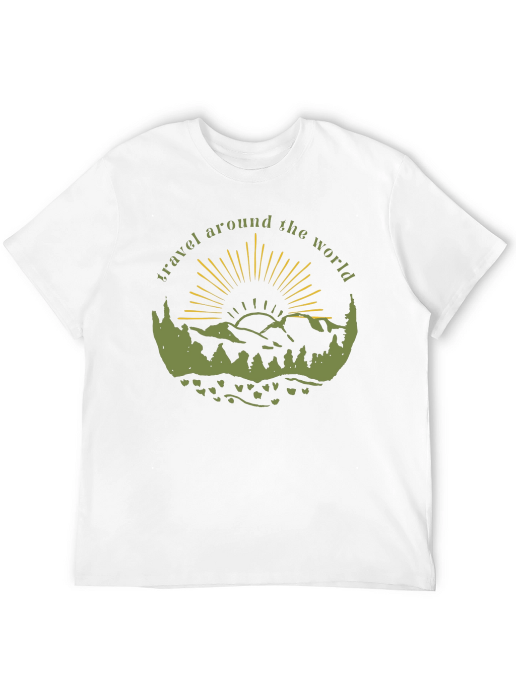 Travel Around the World Graphic T-Shirt