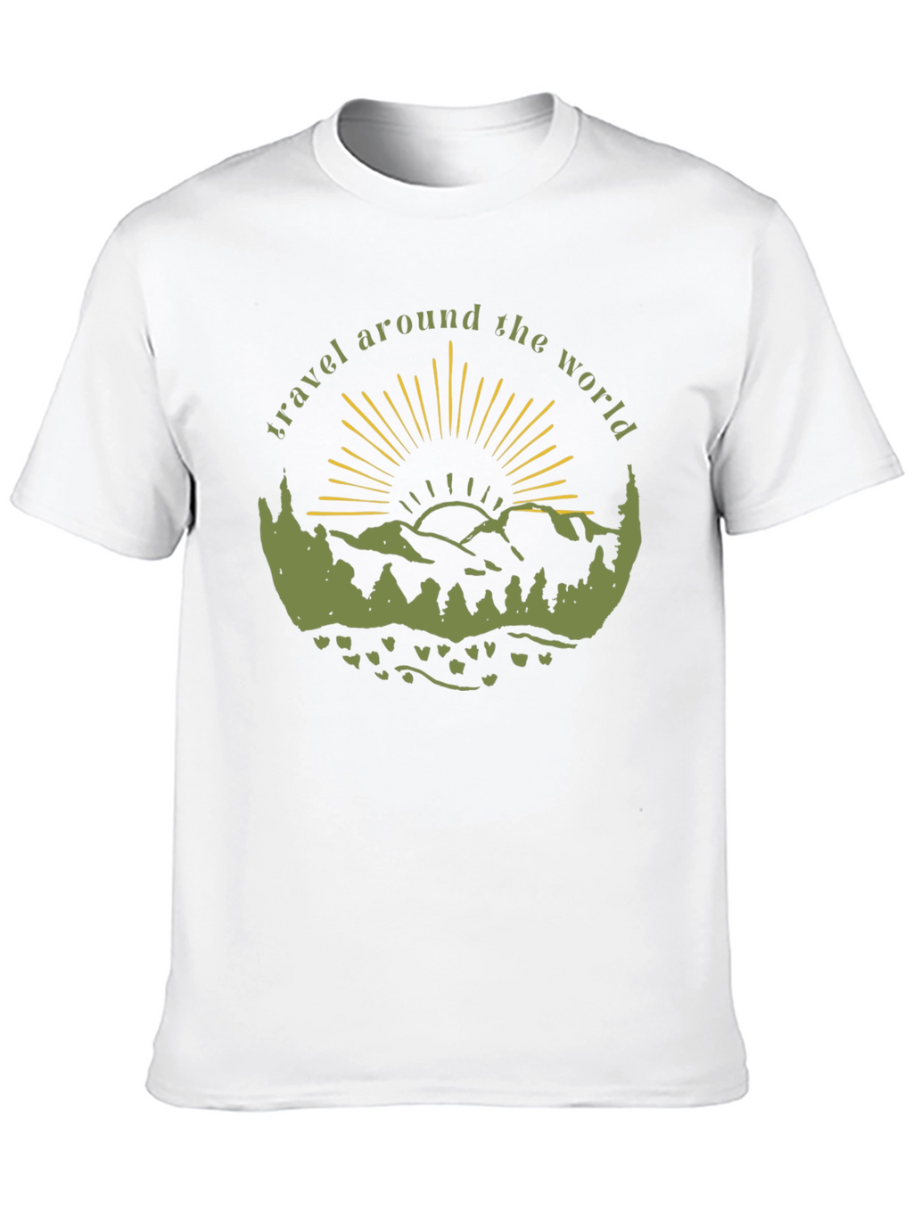 Travel Around the World Graphic T-Shirt