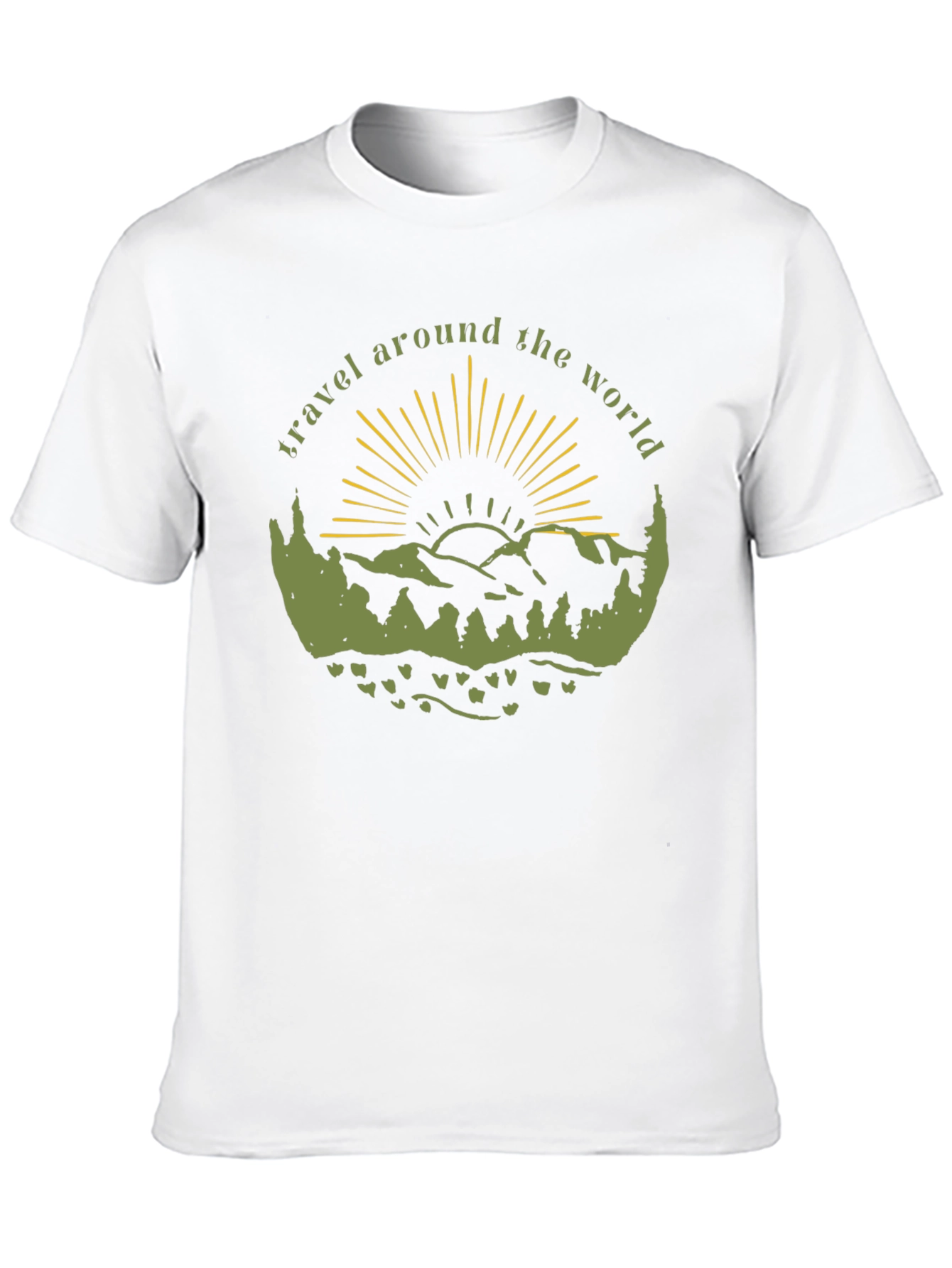 Travel Around the World Graphic T-Shirt