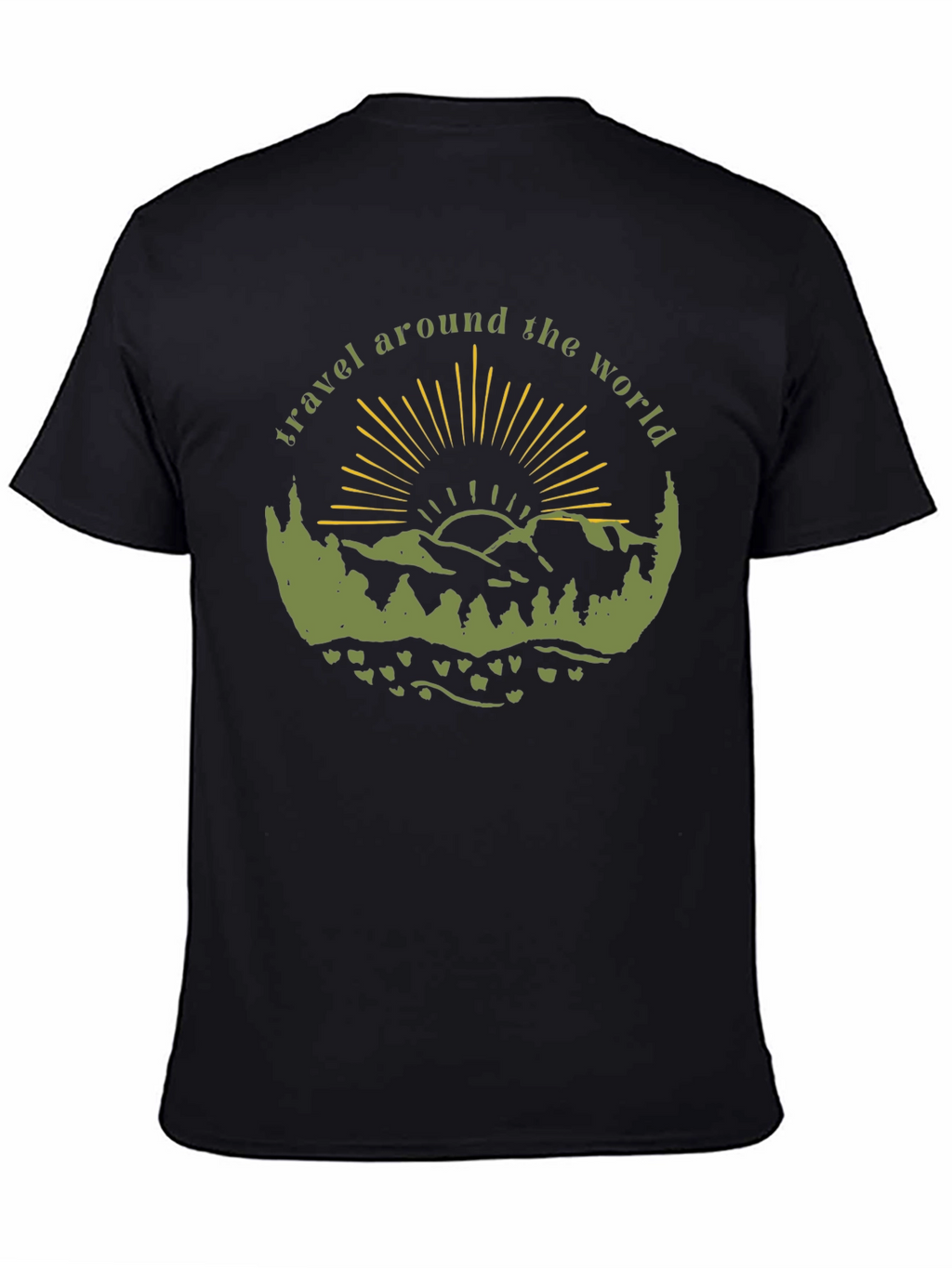Travel Around the World Graphic T-Shirt