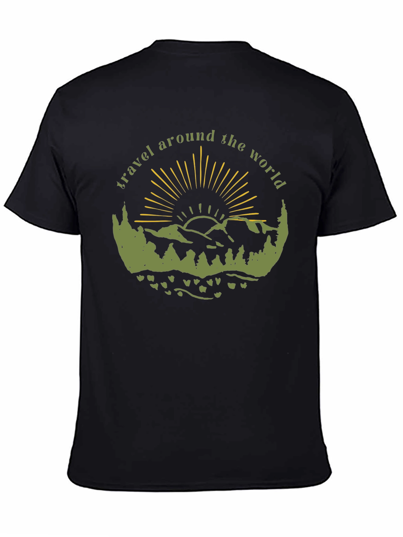 Travel Around the World Graphic T-Shirt