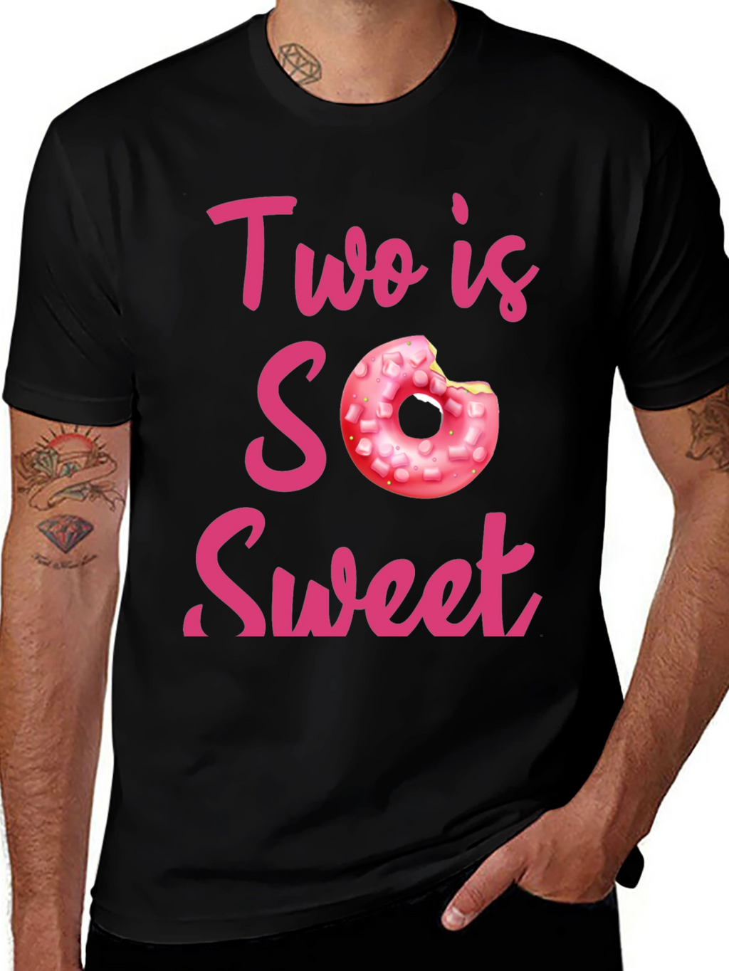Two is So Sweet Donut Birthday T-Shirt
