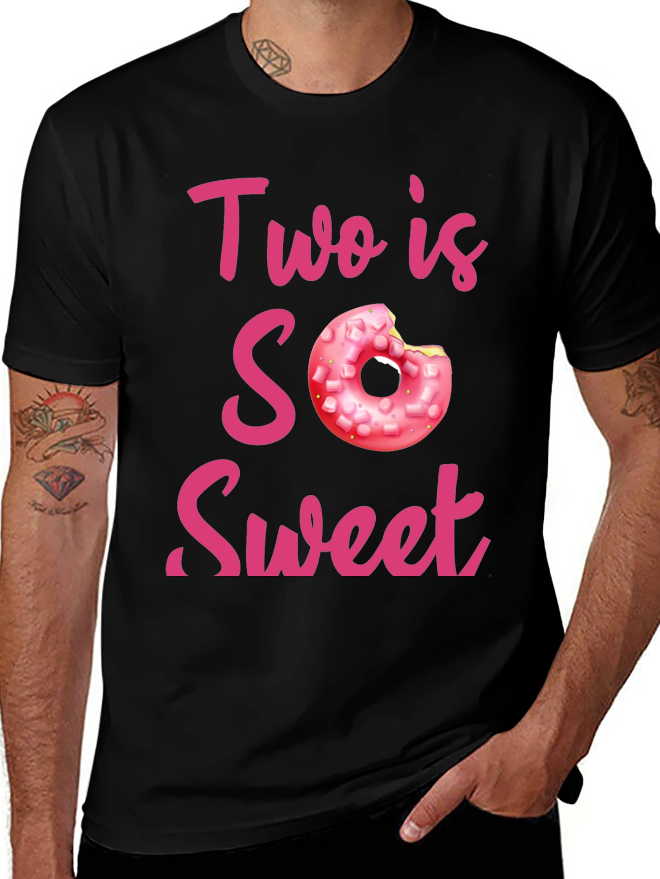 Two is So Sweet Donut Birthday T-Shirt