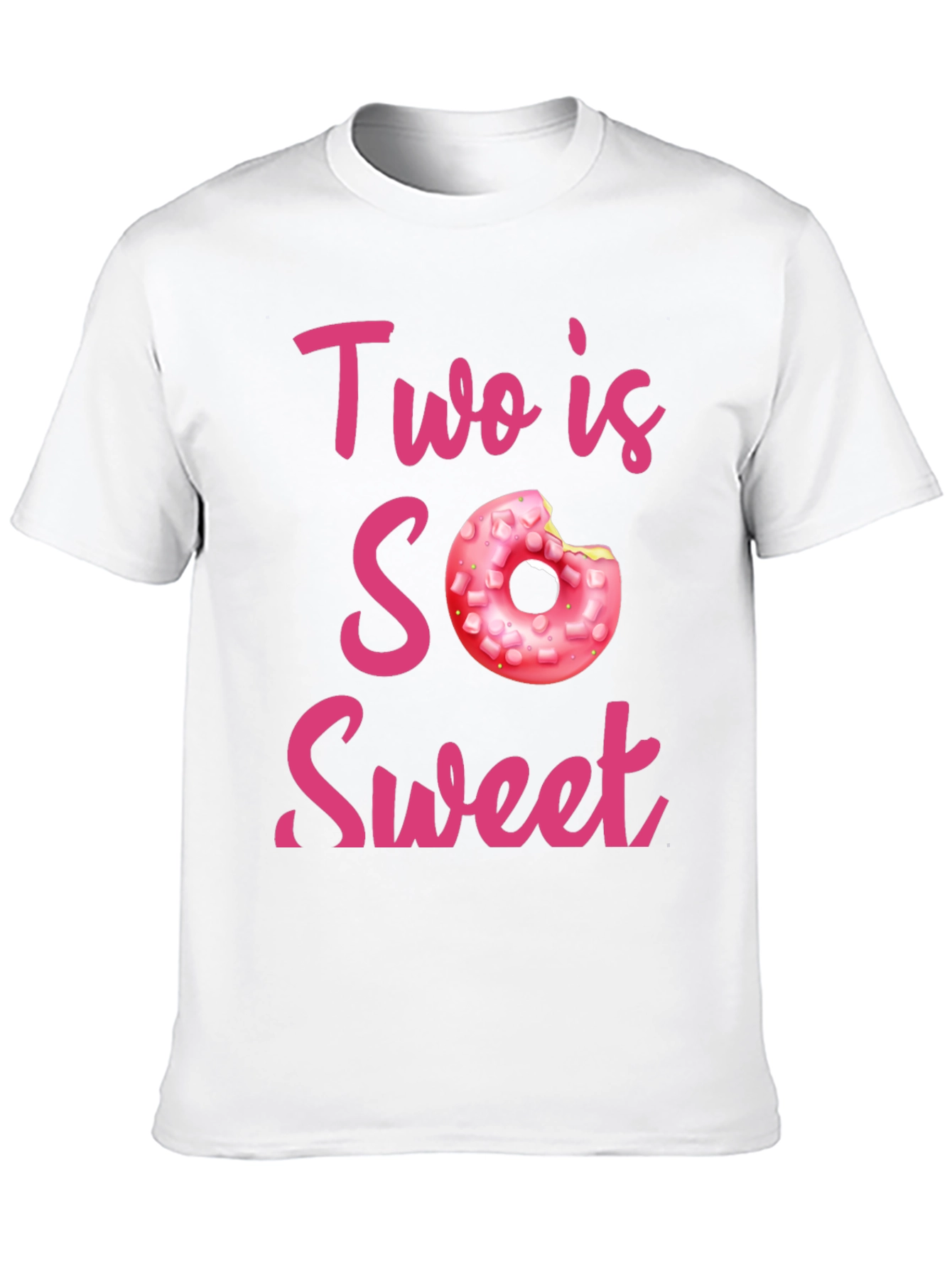 Two is So Sweet Donut Birthday T-Shirt