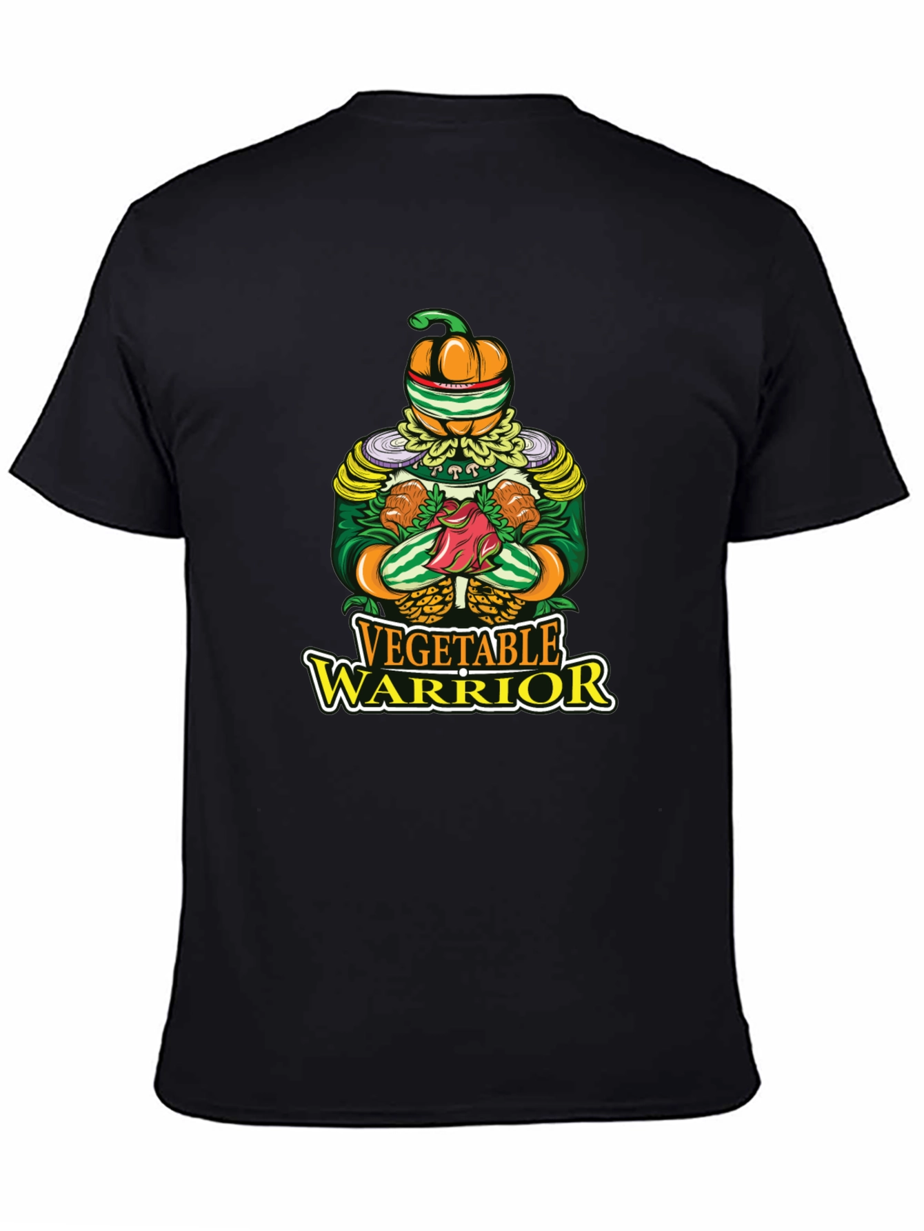 Vegetable Warrior Graphic T-Shirt - Unique Vegan Style
