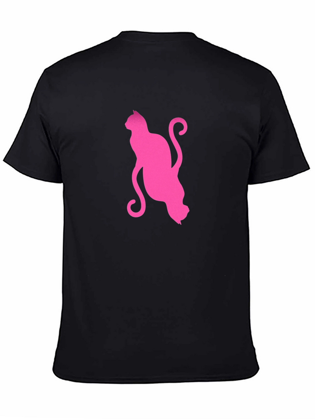 Pink Cat Graphic T-Shirt