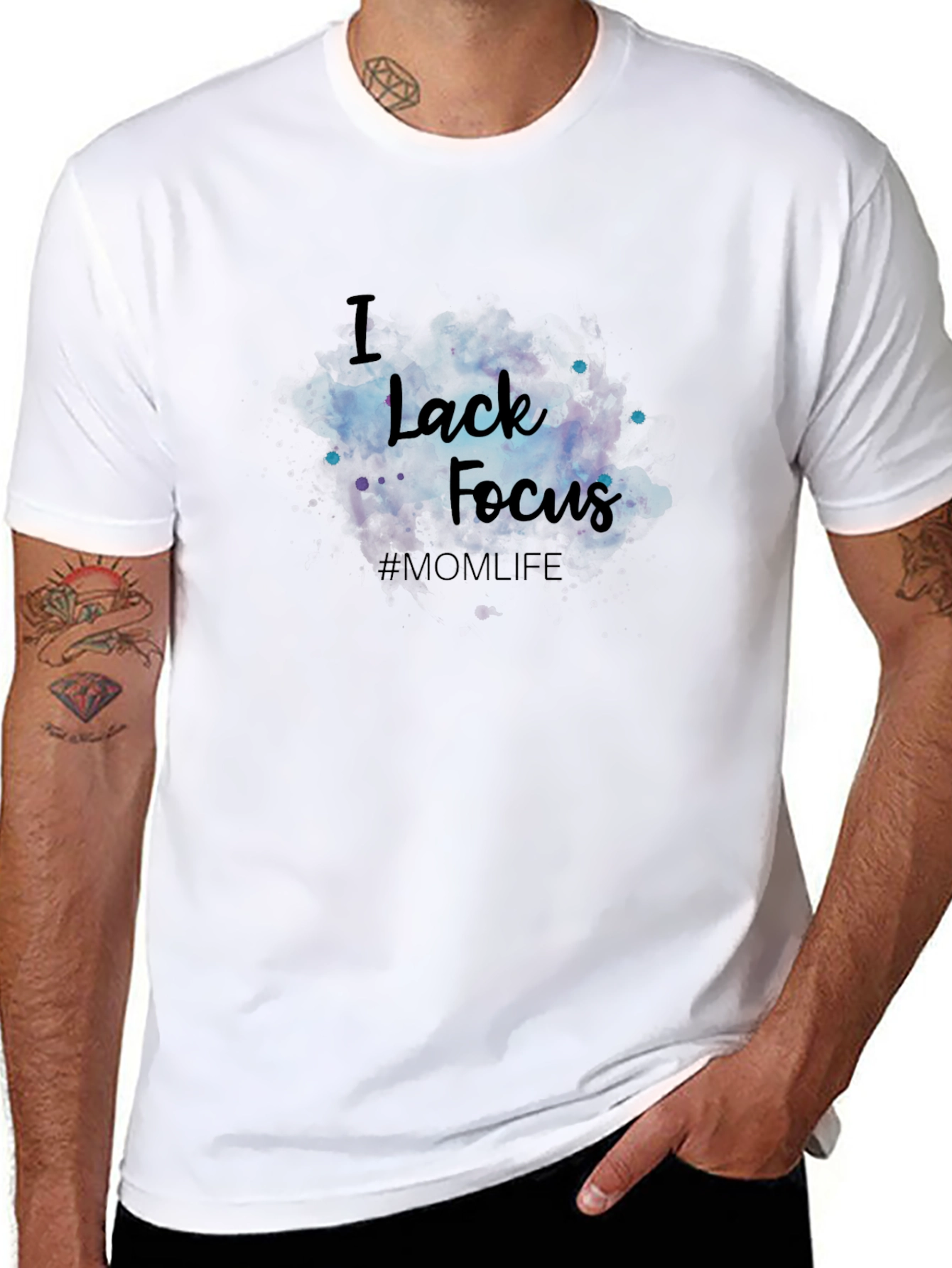 I Lack Focus T-Shirt - #MOM LIFE