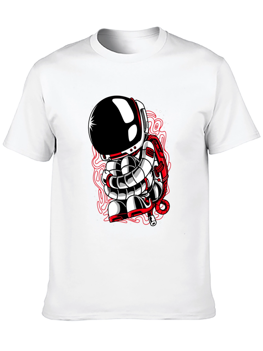 Astronaut Graphic Tee - Unique Spaceman Design