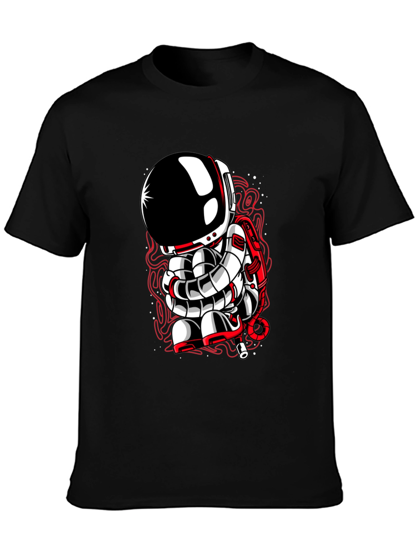 Astronaut Graphic Tee - Unique Spaceman Design