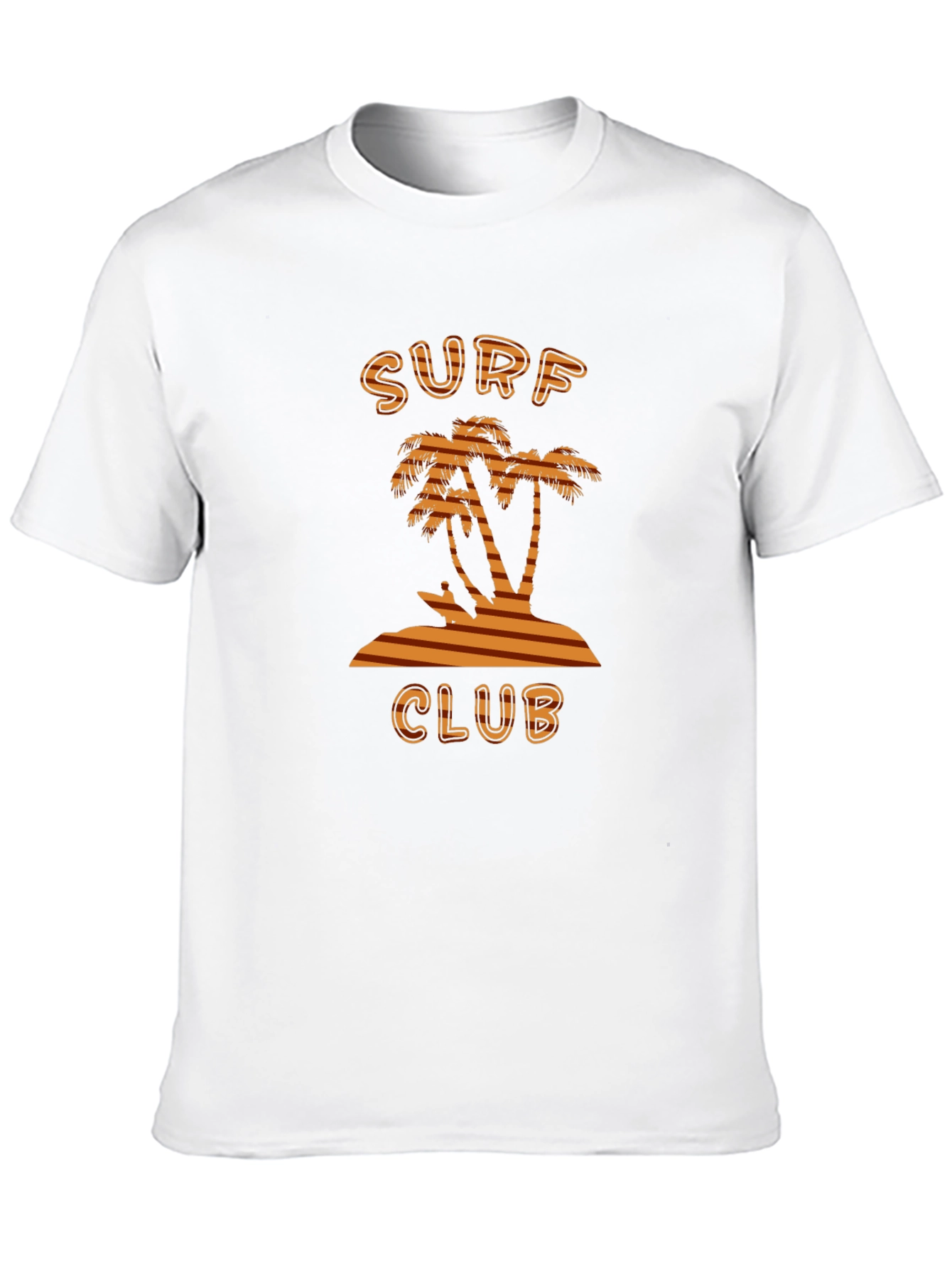 Surf Club Tee - Tropical Palm Tree Design