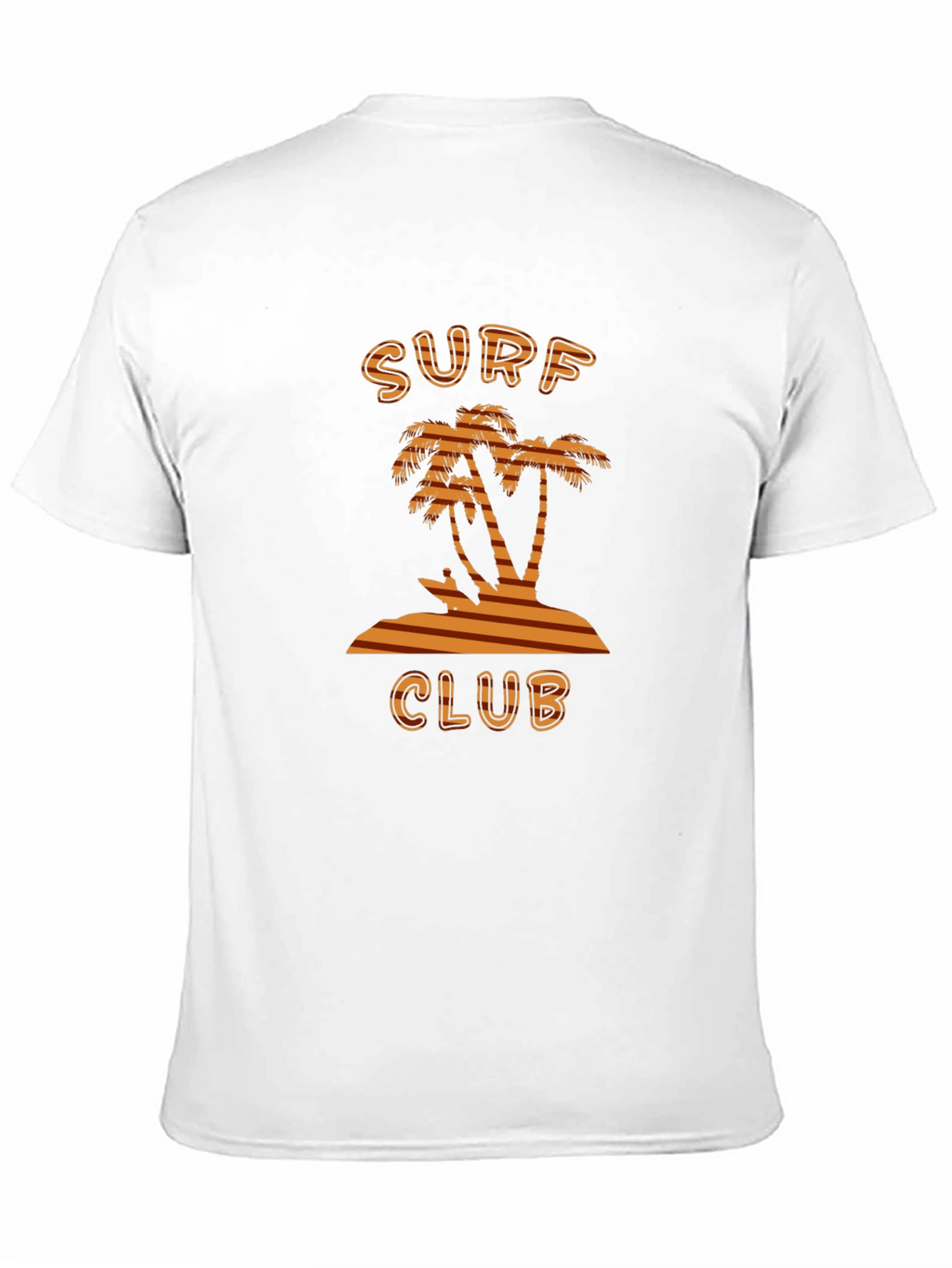 Surf Club Tee - Tropical Palm Tree Design