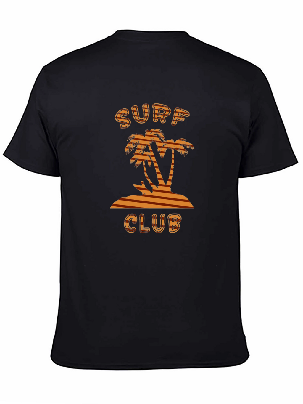Surf Club Tee - Tropical Palm Tree Design