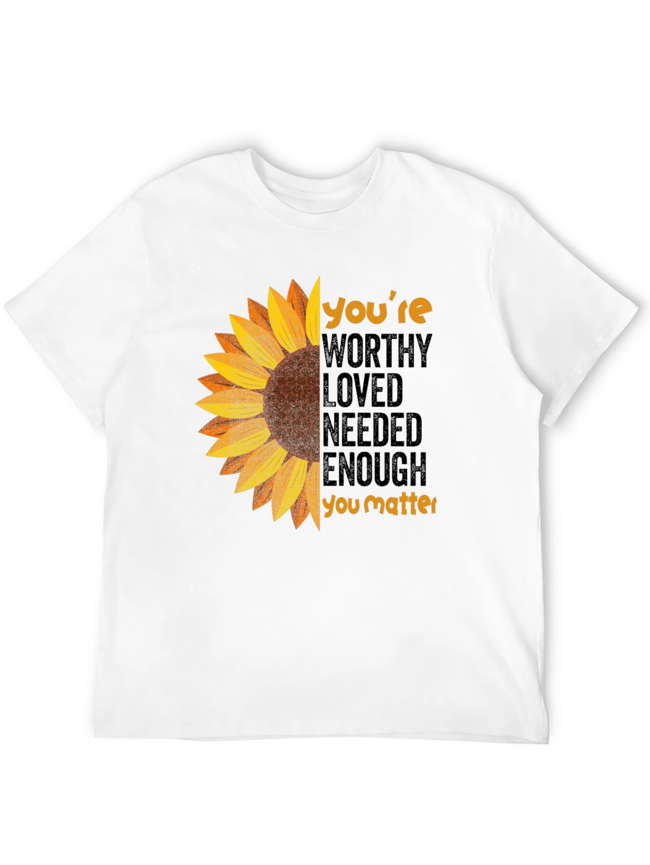 Sunflower Positive Affirmation Graphic Tee