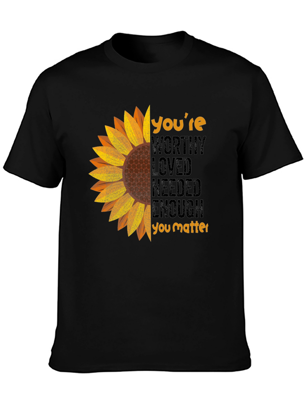 Sunflower Positive Affirmation Graphic Tee
