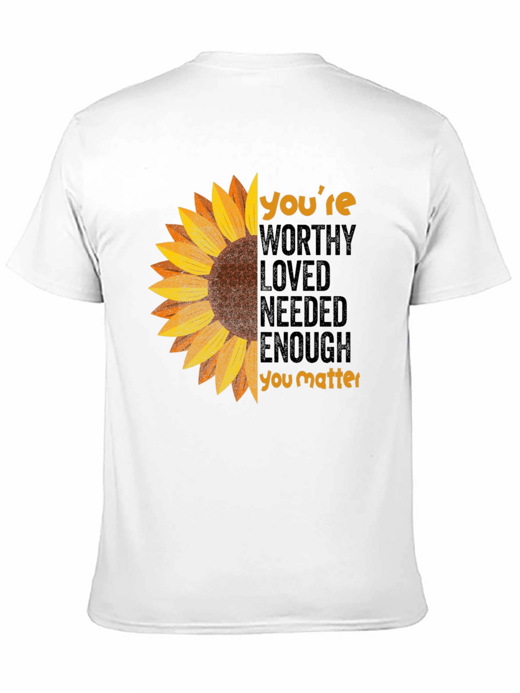 Sunflower Positive Affirmation Graphic Tee
