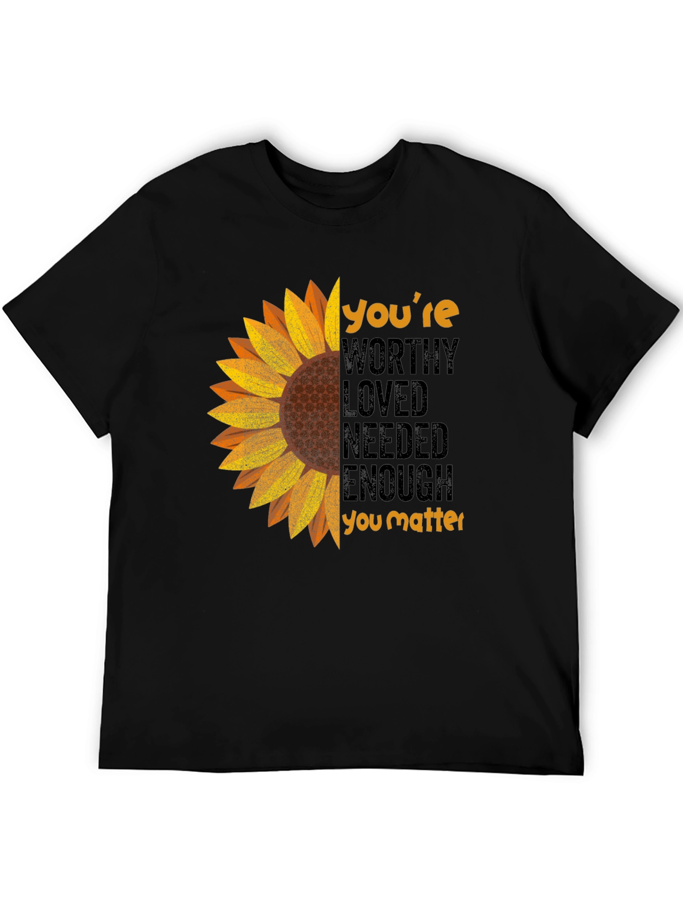 Sunflower Positive Affirmation Graphic Tee