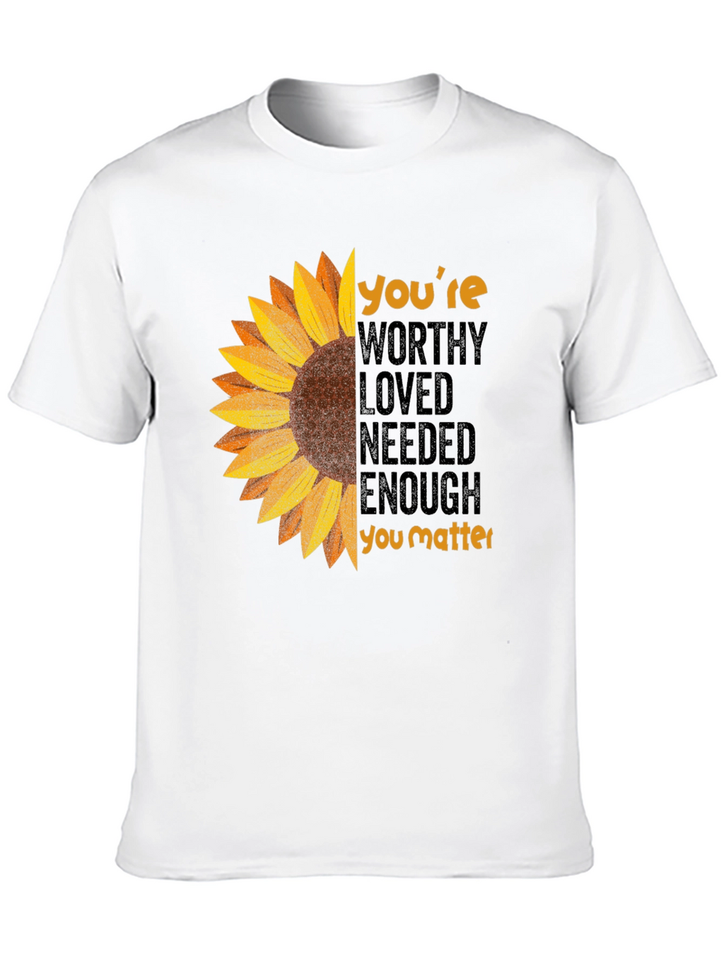 Sunflower Positive Affirmation Graphic Tee