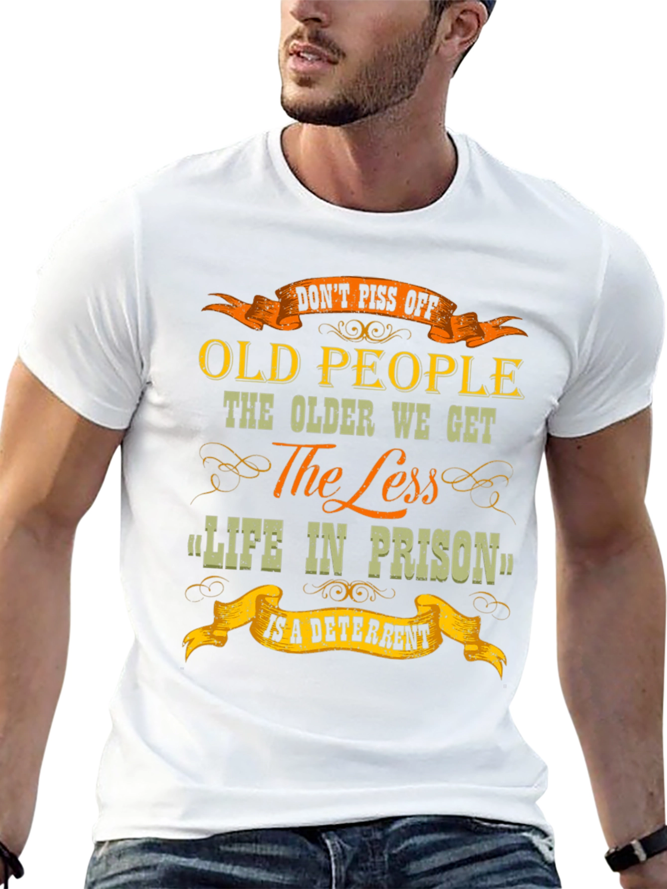 Dont Piss Off Old People Graphic T-Shirt