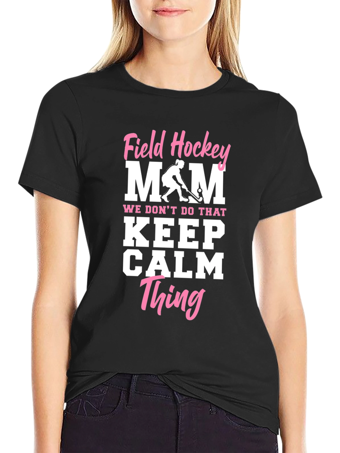 Field Hockey Mom T-Shirt - Keep Calm