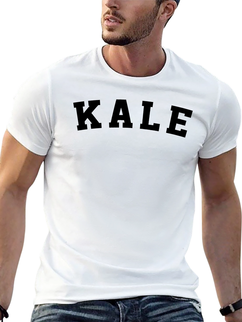Mens Black KALE Graphic Tee