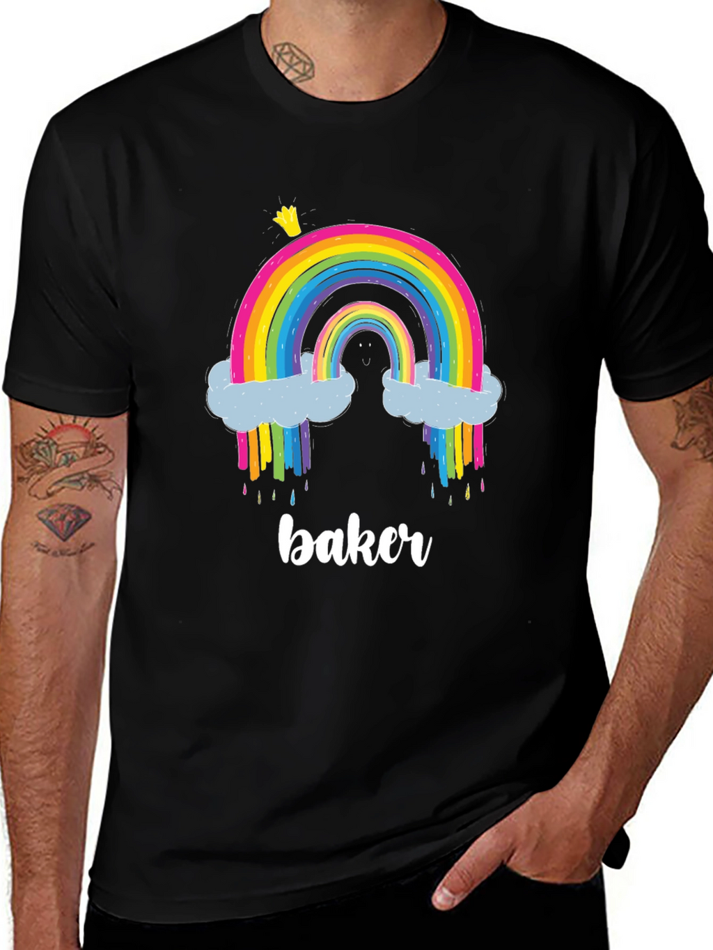 Baker Rainbow T-Shirt: Sweet & Unique