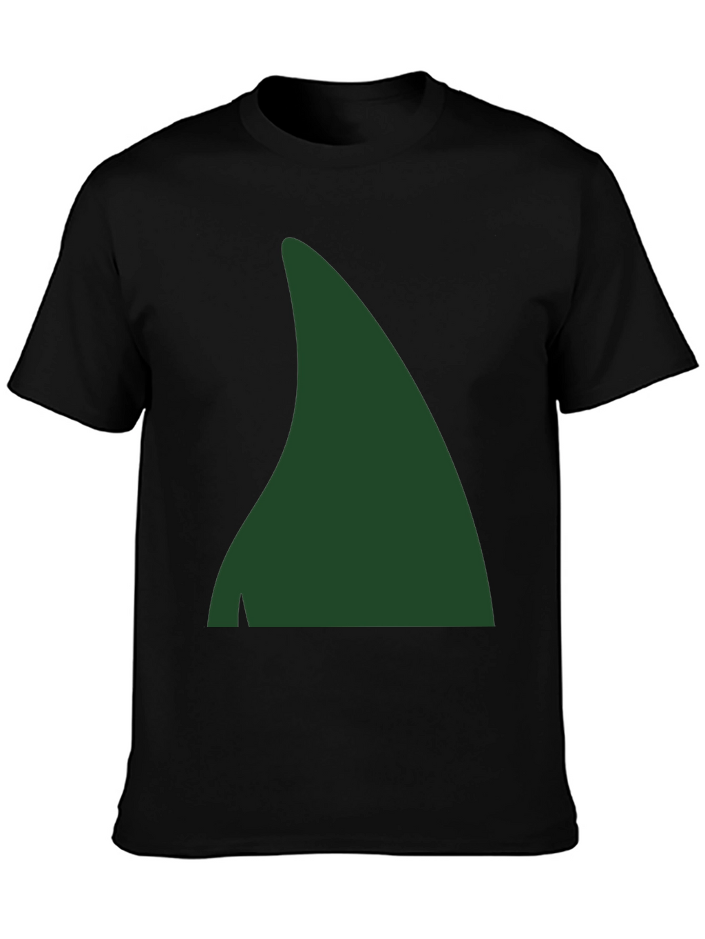 Green Elf Hat Tee - Holiday Festive Shirt