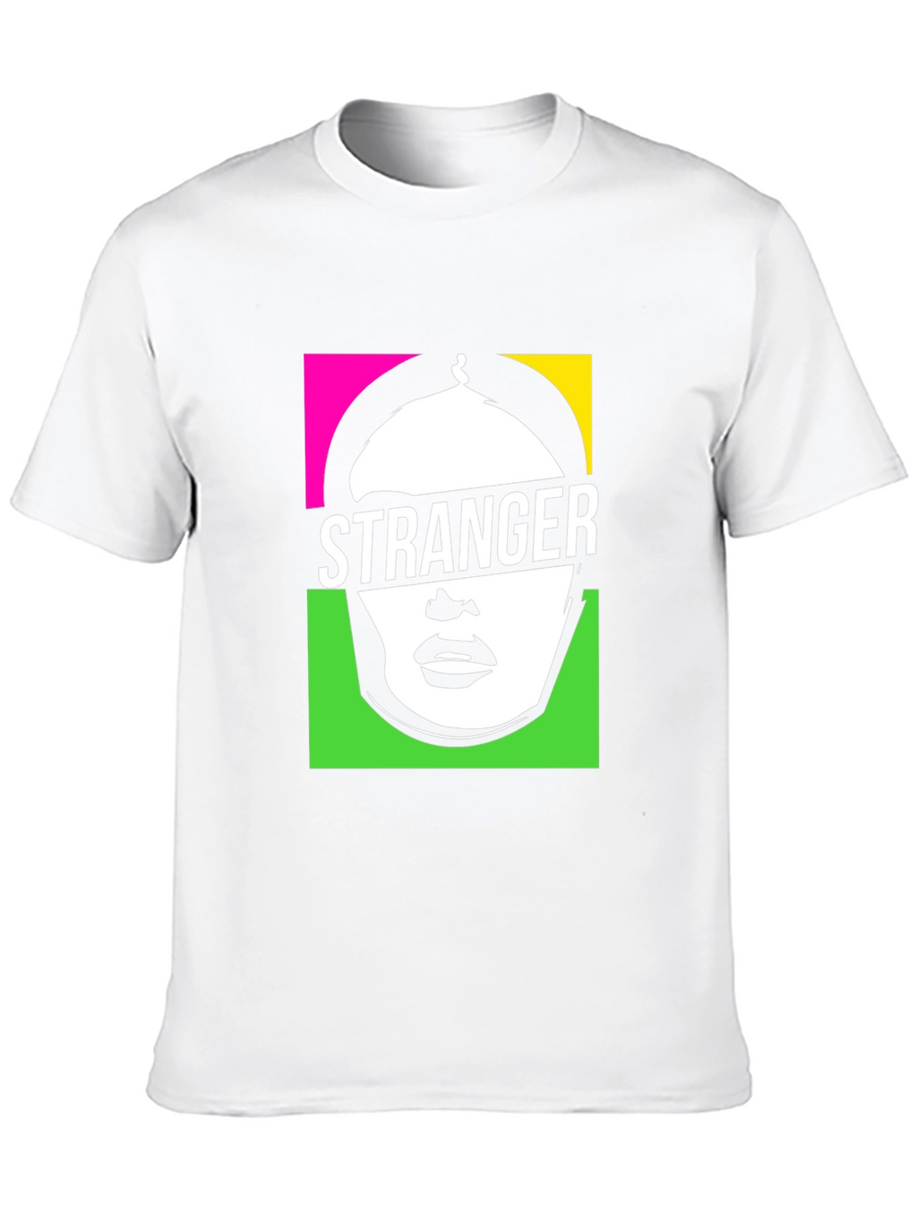 Stranger Graphic Print Black T-Shirt